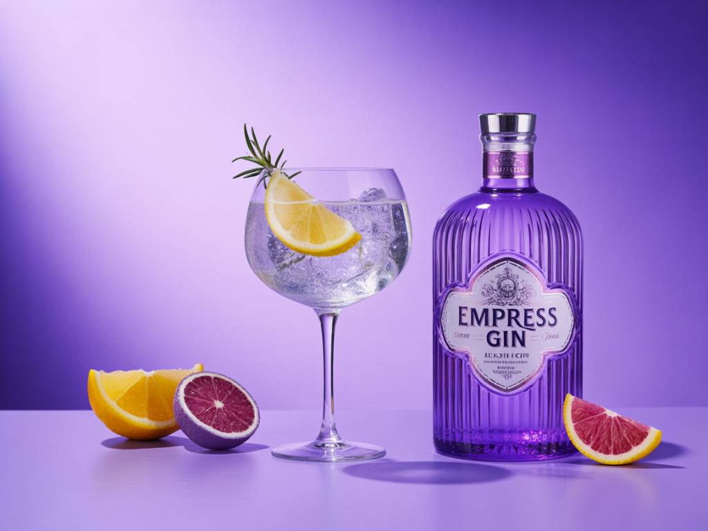 Why is Empress gin purple and what gives it its color