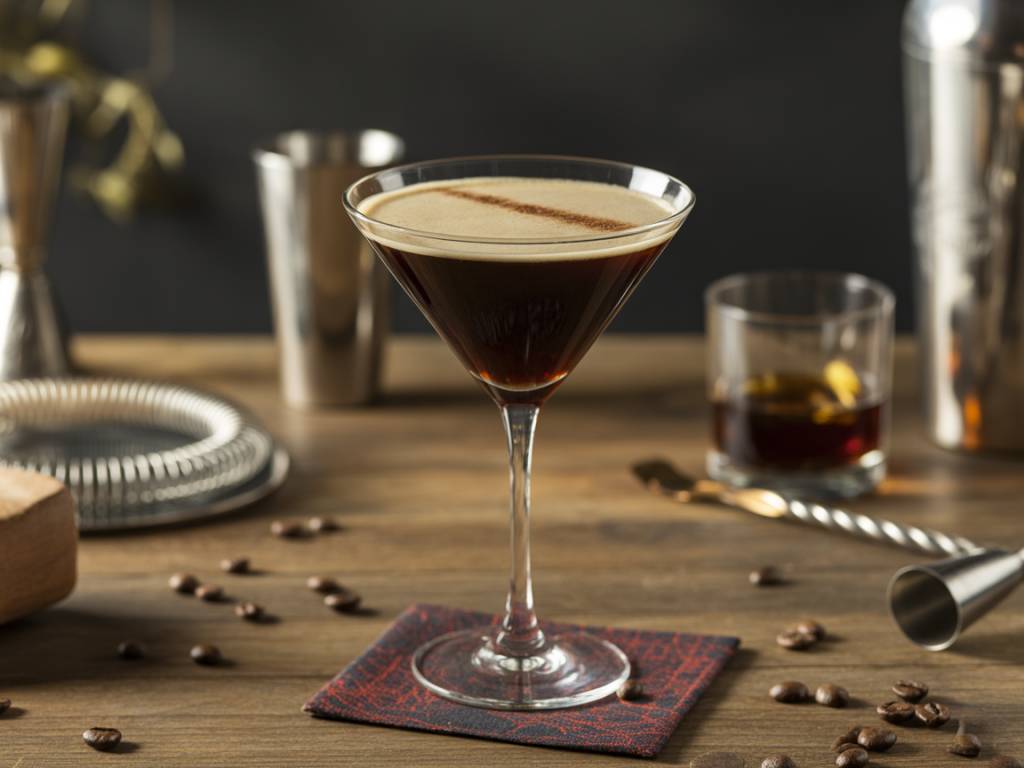 Espresso martini with vermouth and the twist it brings