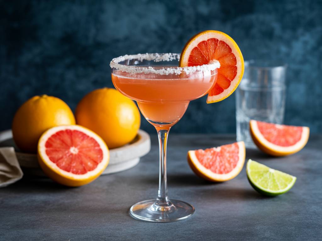 Grapefruit margarita recipe with a balance of sweet and tart