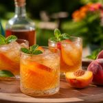 Bourbon peach cocktails for summer gatherings